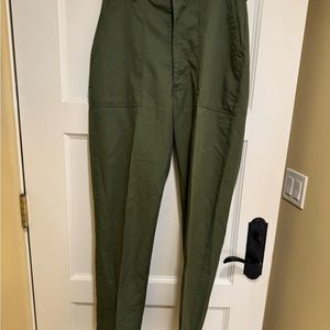 Utility trousers . . . Army, I believe.